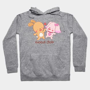 Cute Love Sticker Good Job Hoodie